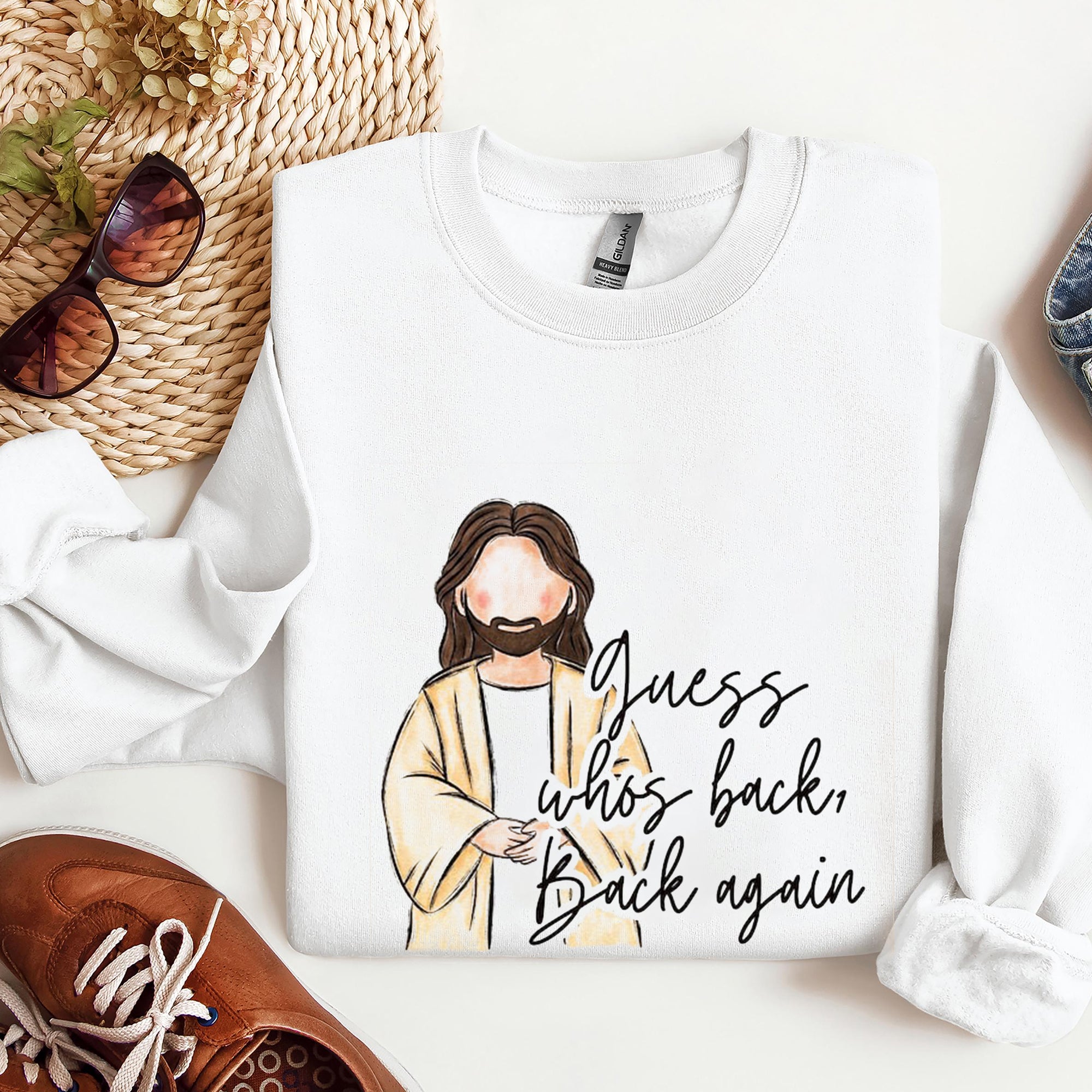Guess Who's Back Shirt, Easter Religious Shirt, Jesus Back Shirt, Funny Easter Shirt, Easter Shirt, Jesus Come Back Shirt, Easter Sweatshirt. ILAF46